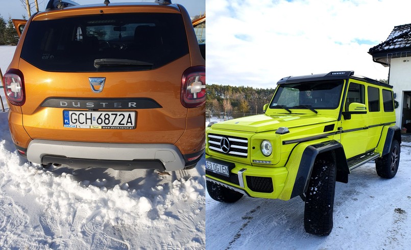 Dacia Duster i Mercedes