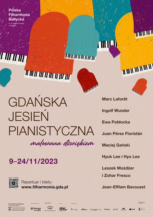 Gdańska Jesień Pianistyczna 2023, plakat