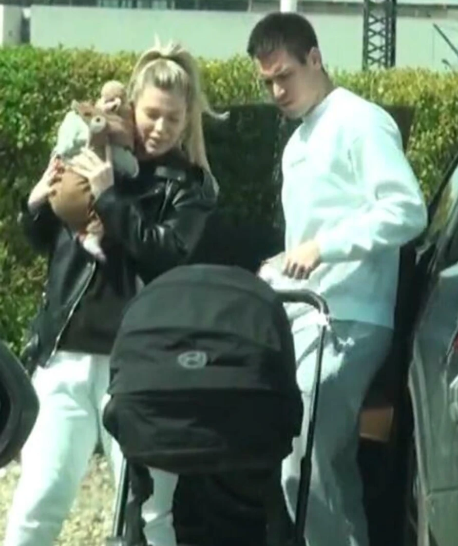 Prva šetnja Saške i Đorđa Đokovića