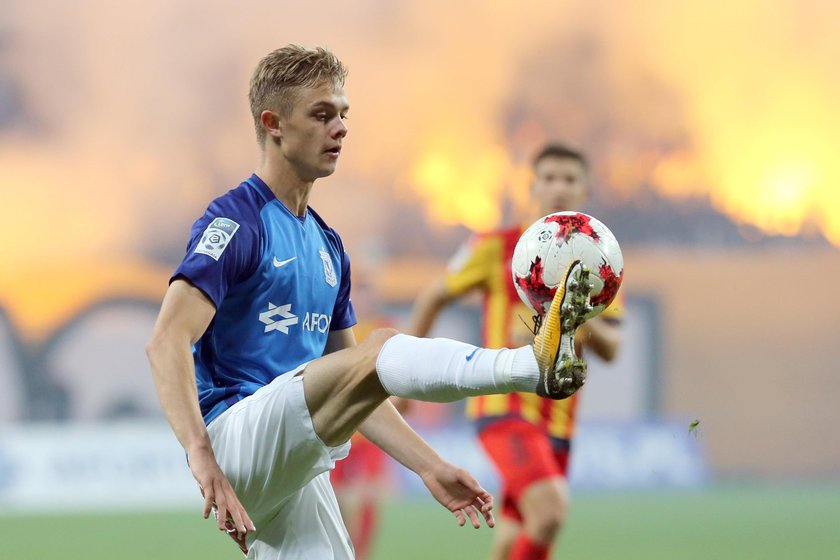 Pilka nozna. Ekstraklasa. Lech Poznan. Robert Gumny. 07.08.2017