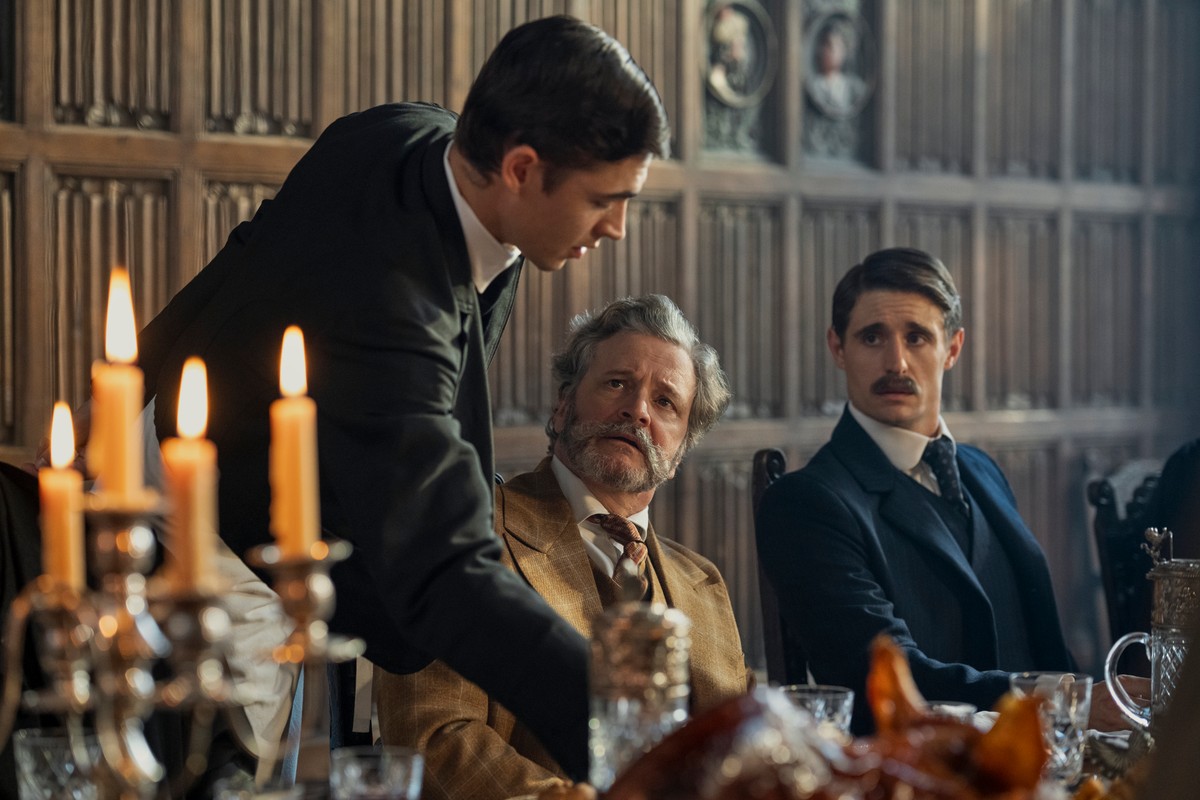 Hero Fiennes Tiffin, Dónal Finn i Colin Firth w serialu "Młody Sherlock"