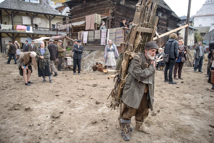 Plan zdjęciowy filmu 'Wołyń' w Kazimierzu Dolnym