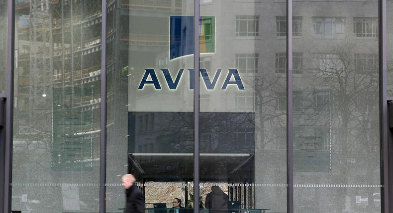 viva, Britain's largest insurance company's headquarters are pictured in London.