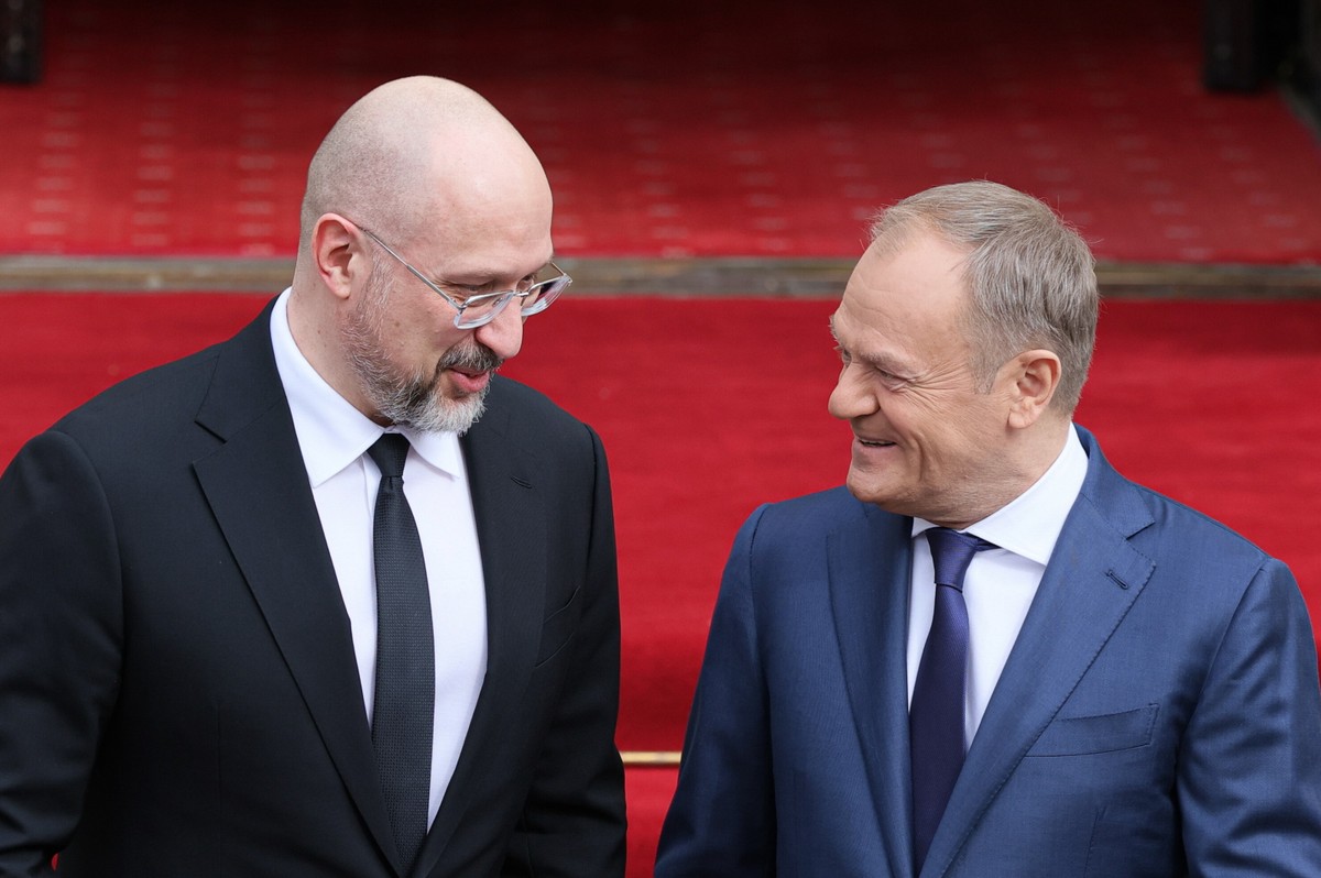 Donald Tusk, Denys Szmyhal