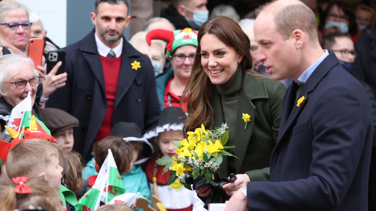 Kate Middleton i książę William w Walii