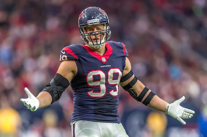 29. J.J. Watt (futbol amerykański) - 27,9 mln dolarów