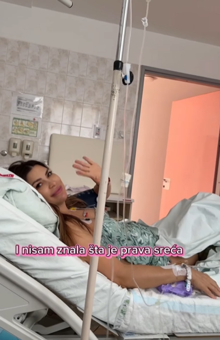 Olja Crnogorac u porodilištu