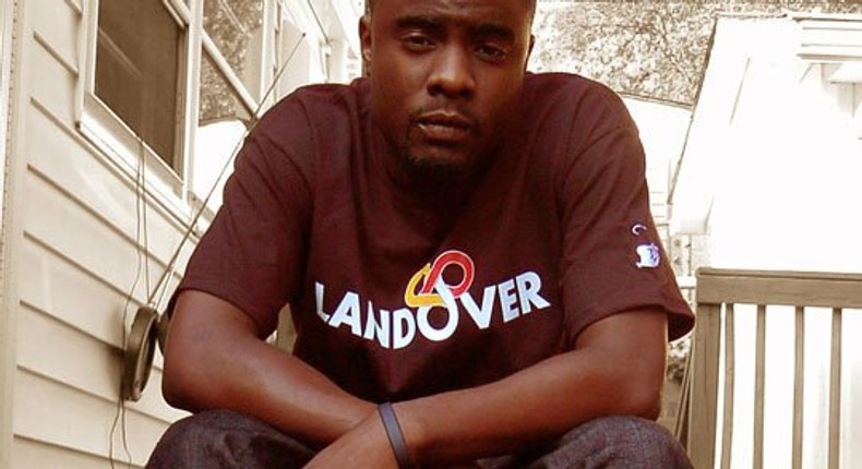 Wale without dreads. This picture was taken before the rapper became a star in America's Hip-Hop scene