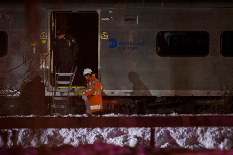 Miejsce zderzenia pociągu z samochodem