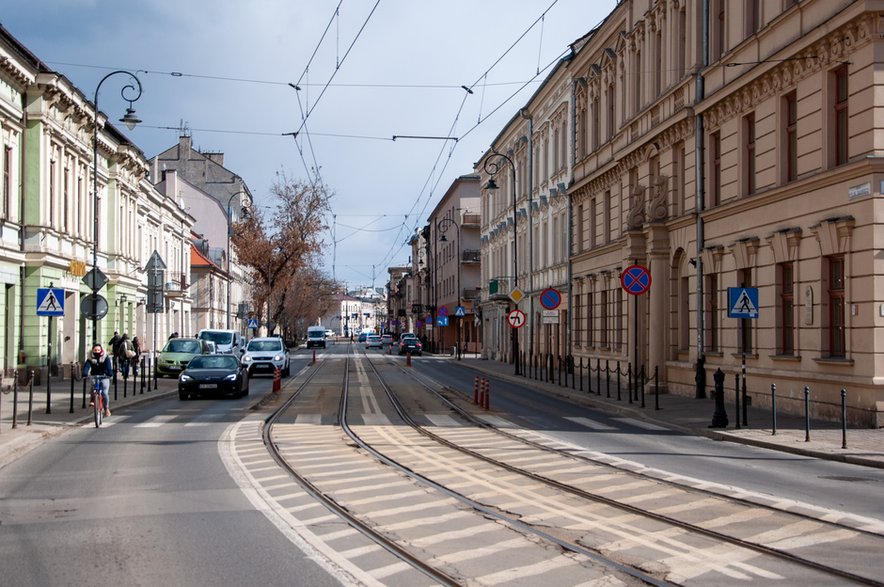 Róg Rynku Podgórskiego i ul. Limanowskiego dzisiaj