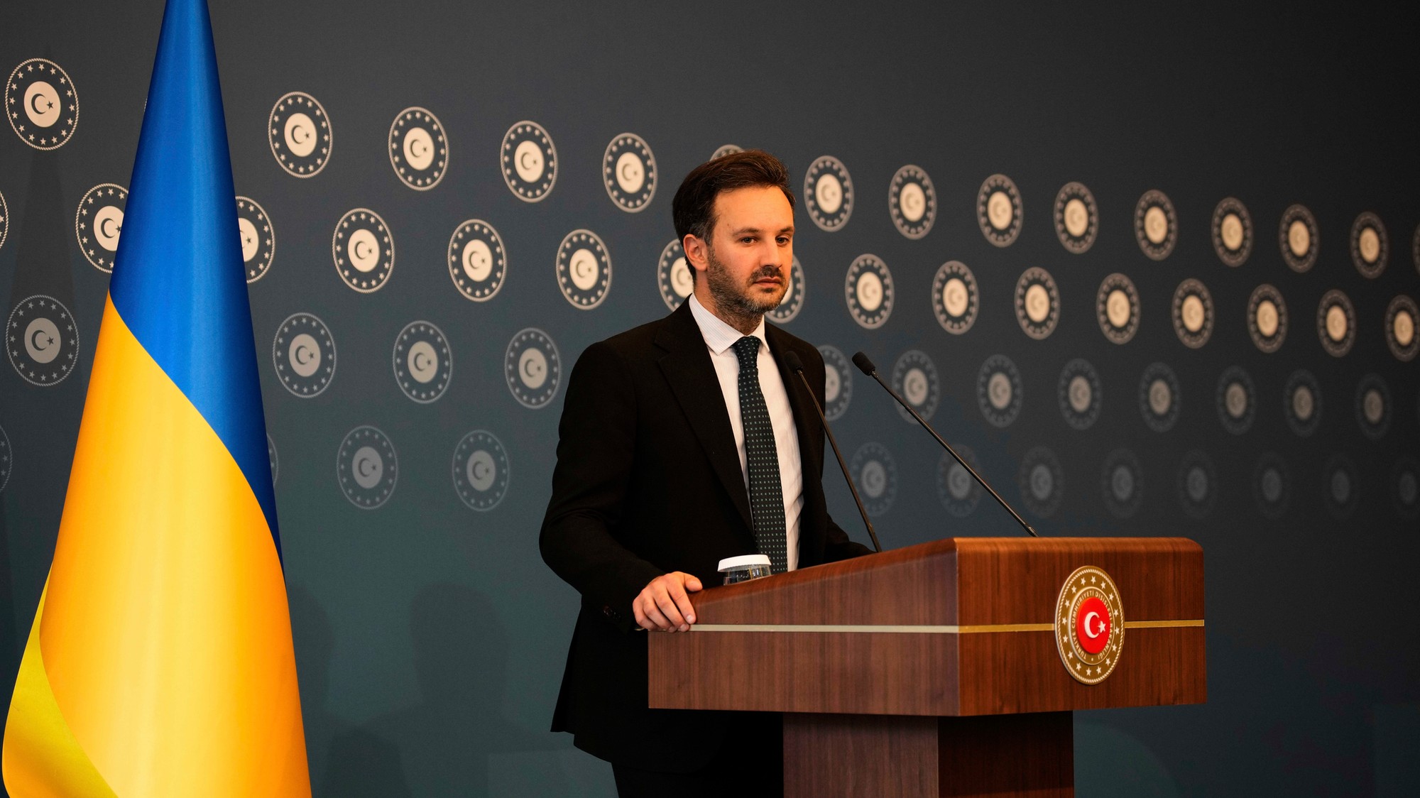 Hovorca ukrajinského ministerstva zahraničných vecí Heorhij Tychyj.