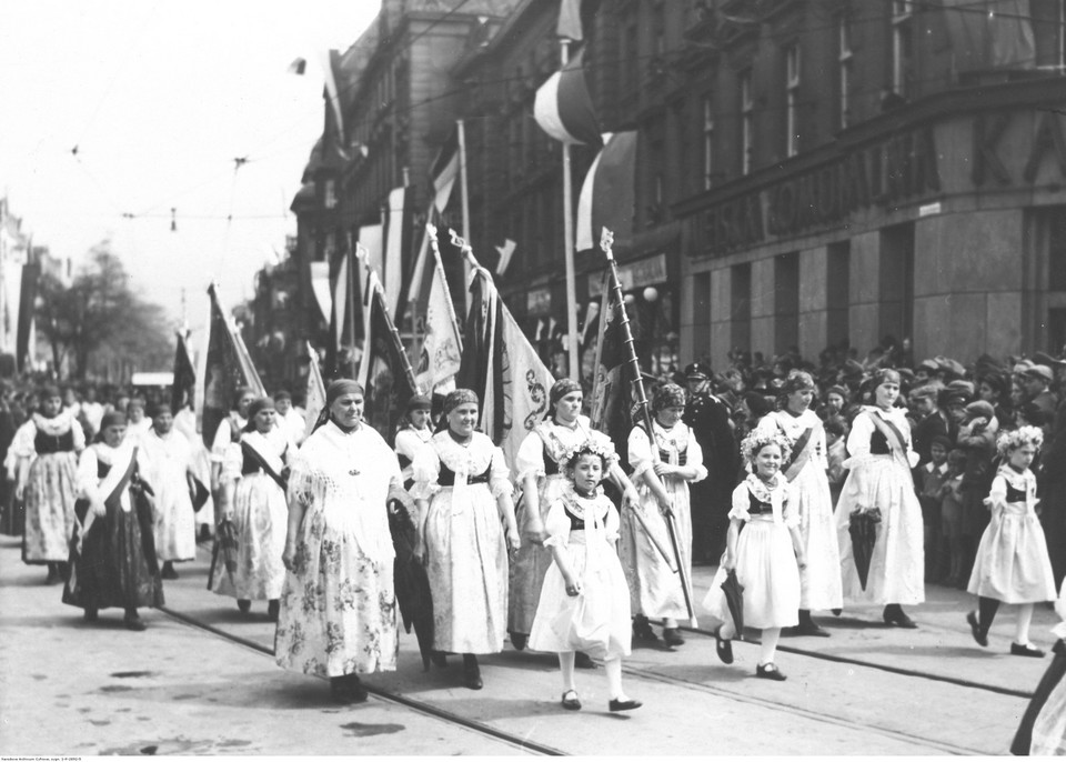 Uroczystości 3 Maja w Katowicach w 1939 roku