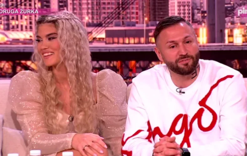 Nenad Aleksić Ša sa ženom u emisiji