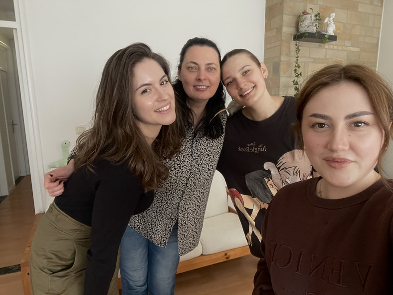 Annemarie, Olga, Sofia i Marta w Belgii w 2024 r.