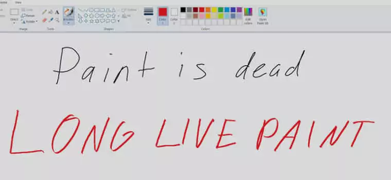 Microsoft jednak nie porzuci Painta