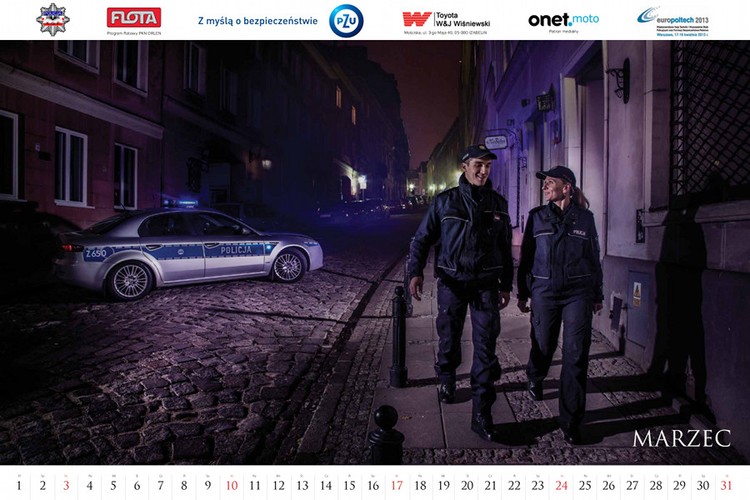 Kalendarz polskiej policji na 2013 rok