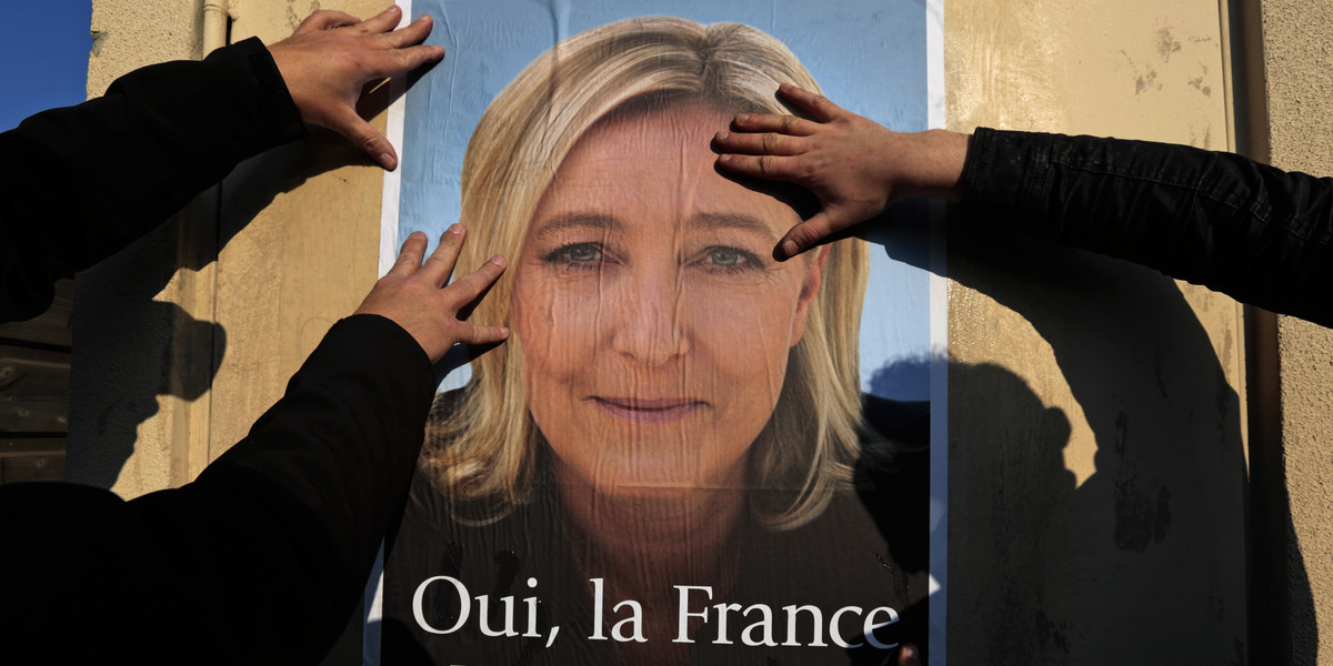 Marine Le Pen, France's National Front leader.
