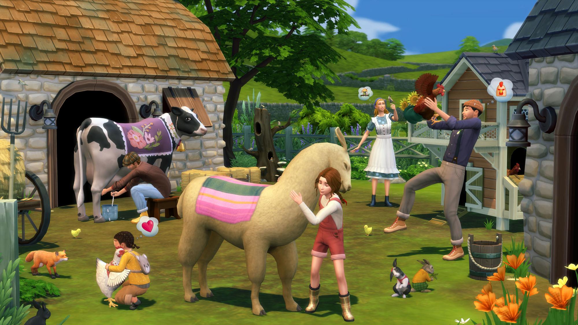 Obrázok z hry The Sims 4 Cottage Living.