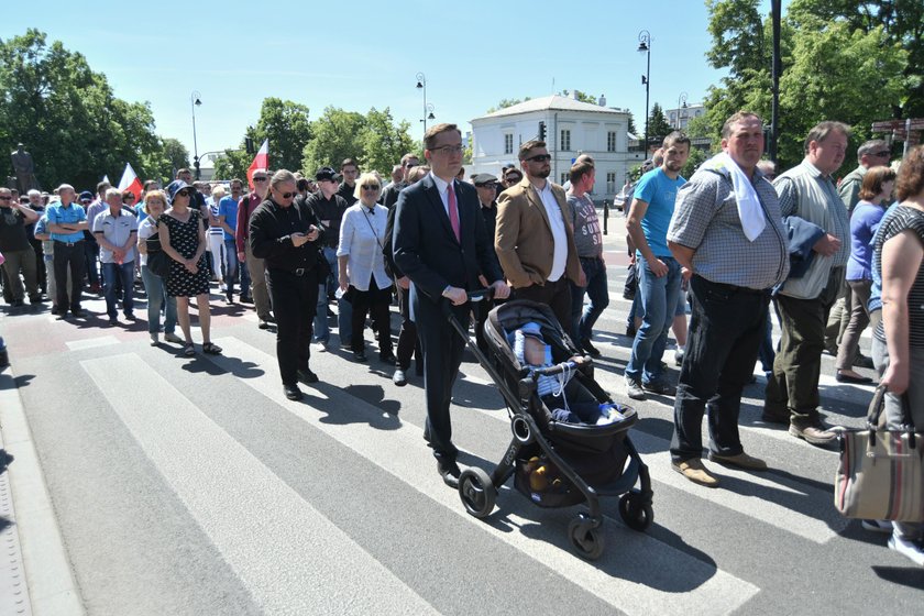 Marsz św. Huberta w Warszawie