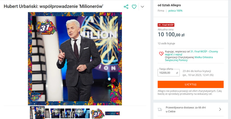 Aukcja WOŚP