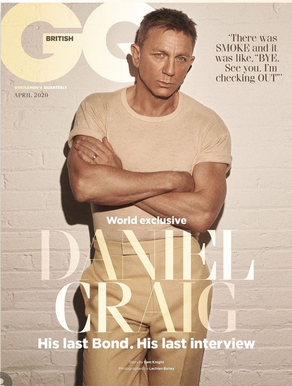 Daniel Craig pojawił na okładce brytyjskiej wersji magazynu QG