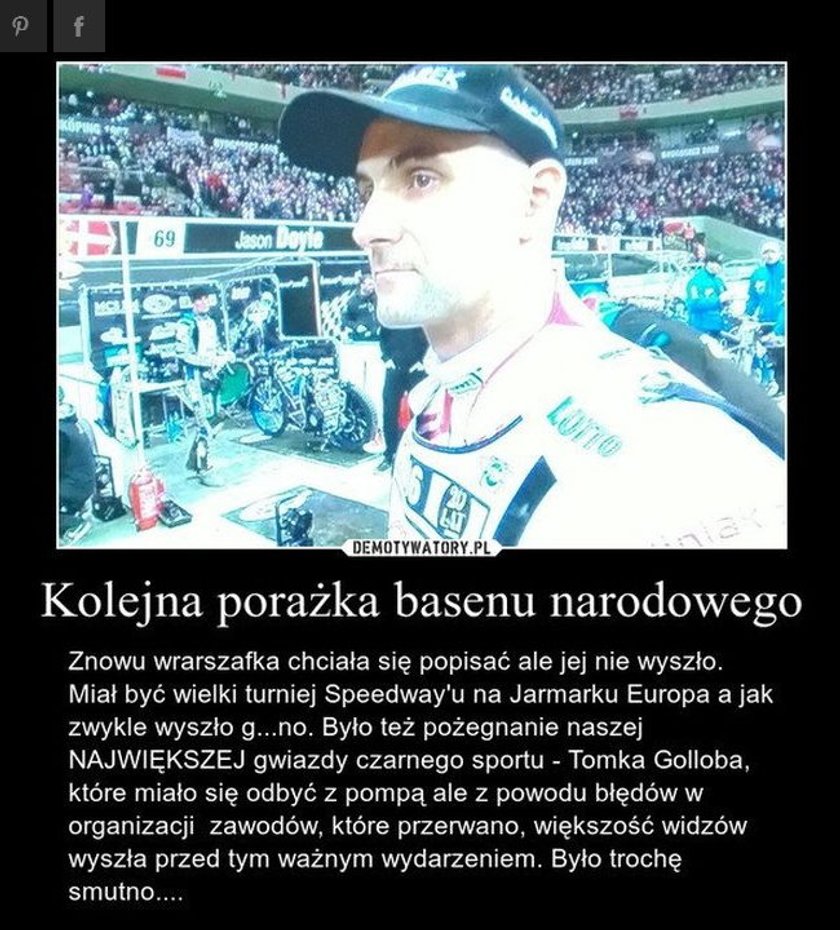 Memy po kompromitacji  na Stadionie Narodowym. Galeria