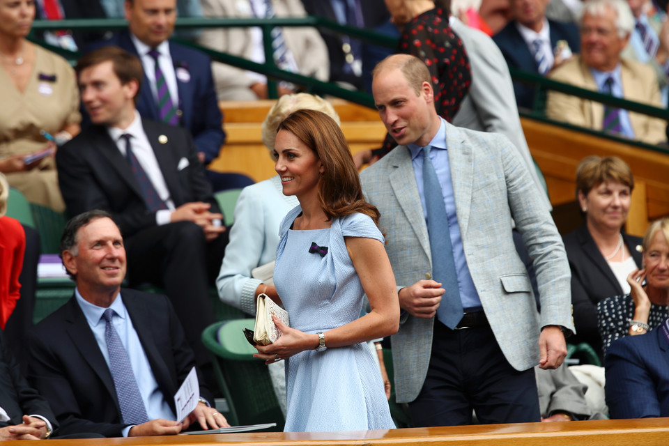 Księżna Kate i książę William na Wimbledonie