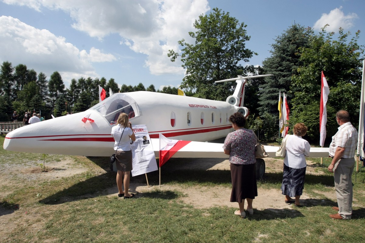 Makieta tupolewa, który rozbił się w czasie katastrofy smoleńskiej