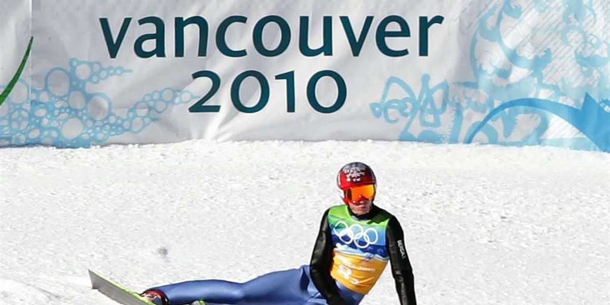 Adam Małysz, Kamil Stoch, Łukasz Rutkowski, Stefan Hula zajęli szóste miejsce w drużynowym konkursie skoków na igrzyskach w Vancouver