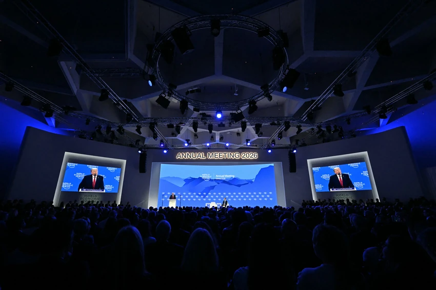 Donald Tramp u Davosu