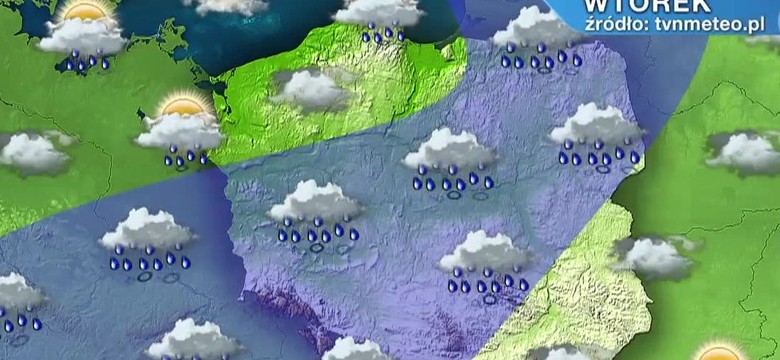Od wtorku pogorszenie pogody. Ochłodzi się, będzie padać. PROGNOZA POGODY