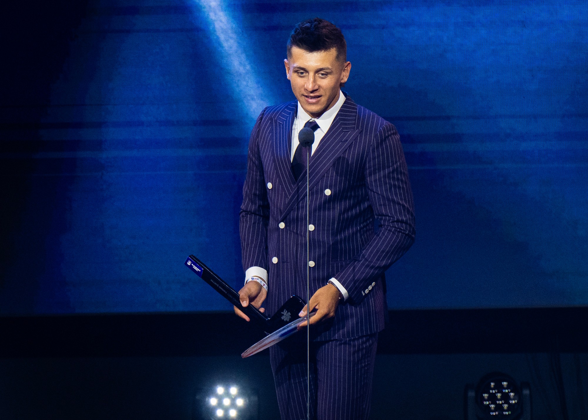 Slovenský hokejista Martin Fehérváry získal ocenenie v kategórii Najlepší obranca.