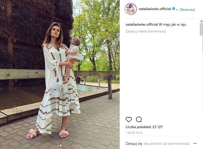 Natalia Siwiec z córką