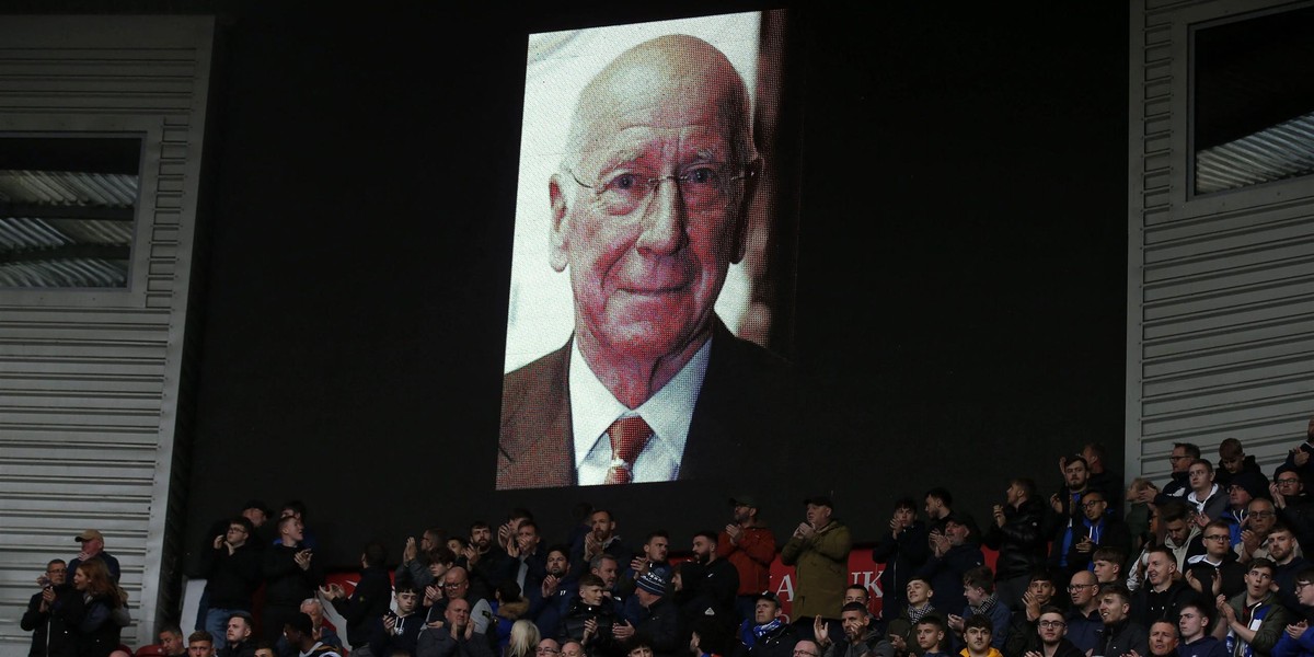 Bobby Charlton zmarł 21 października 2023 r.