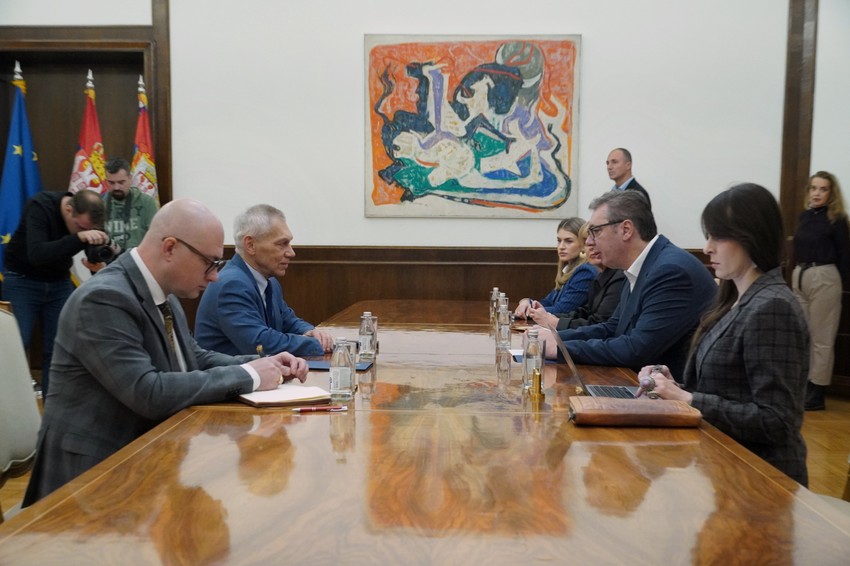 Aleksandar Bocan-Harčenko i Aleksandar Vučić