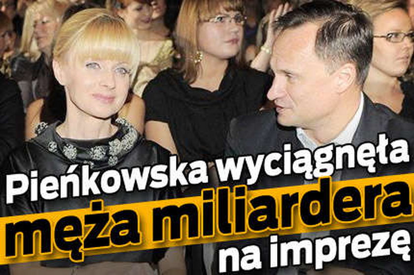 Pieńkowska wyciągnęła męża miliardera na imprezę