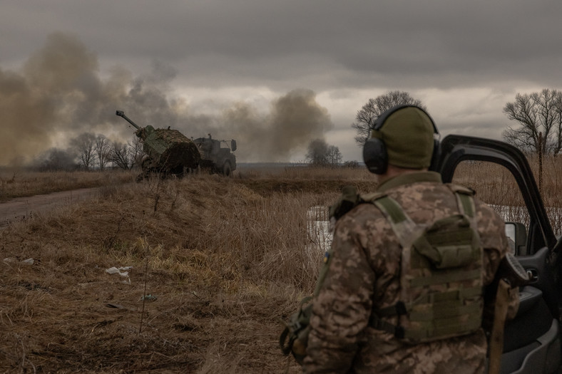 Ukraińskie siły w Doniecku, styczeń 2024 r.