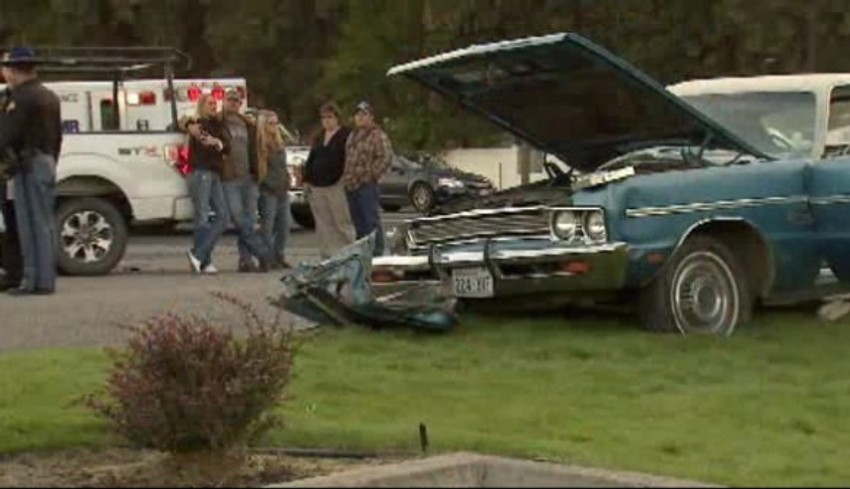 Automobil u kom su Flojd i Margaret Nordhejgen stradali