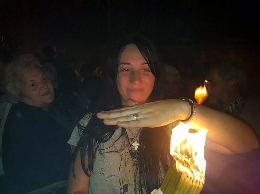 Vlatka Zgonjanin donela Blagodatni oganj iz Jerusalima u Novi Grad