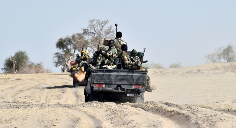 Nigerian soldiers on duty in the northeast (AFP) 