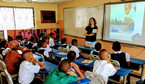 Agata Wilam w projekcie edukacyjnym w Nigerii