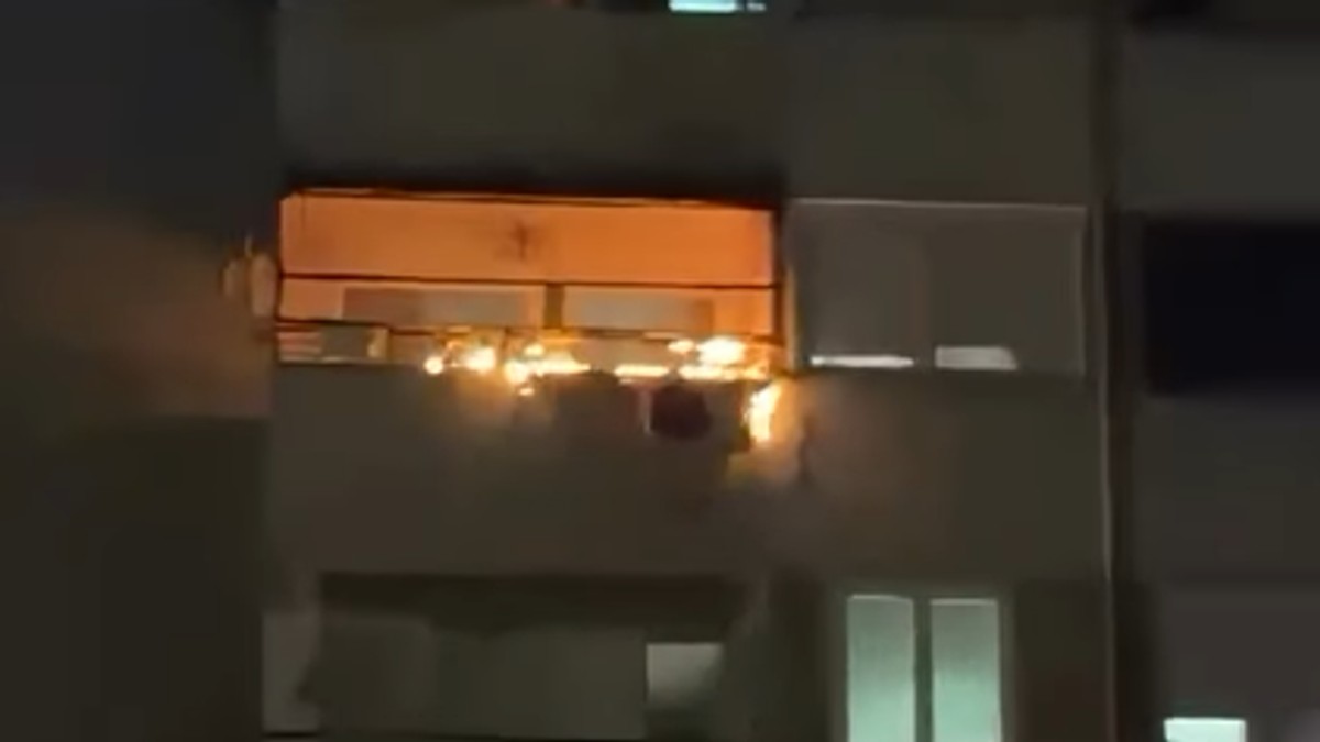 Požar na Novom Beogradu