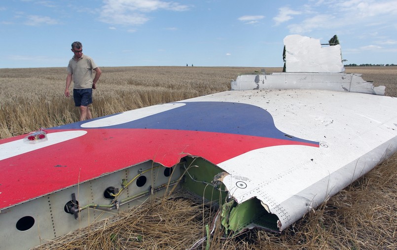 Boeing malezyjskich linii lotniczych został zestrzelony nad Ukrainą 17 lipca EPA/IGOR KOVALENKO