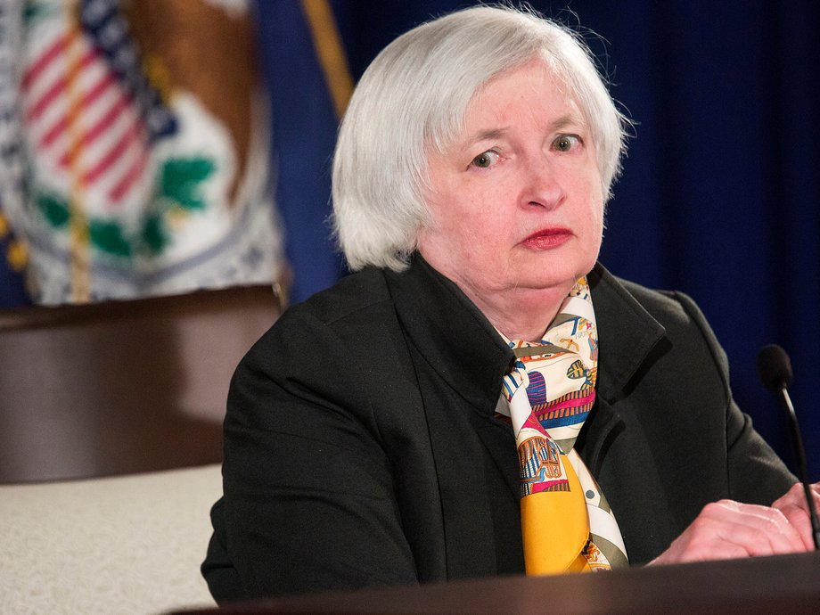 Federal Reserve Chair Janet Yellen.