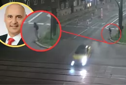Tajemniczy świadek wypadku w Krakowie. Ekspert komentuje zachowanie pieszego [WIDEO]