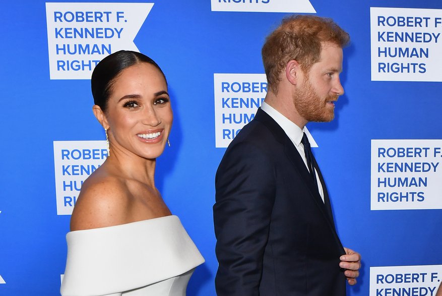 Meghan i Harry podczas gali Ripple of Hope Award