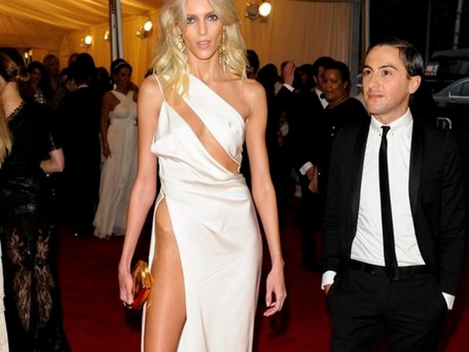 Anja Rubik i Anthony Vaccarello