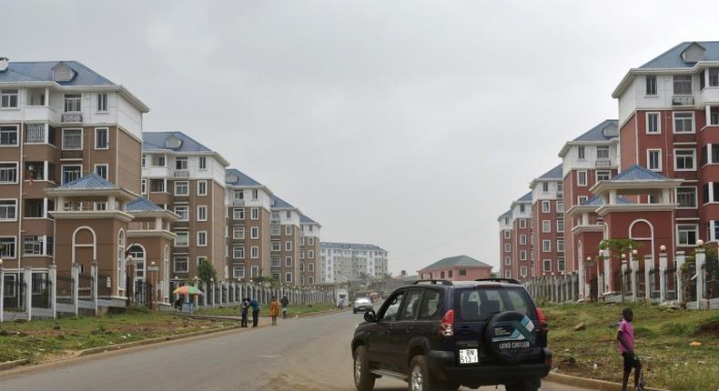 Public housing built in a district of Equatorial Guinea's capital Malabo after the country came into oil wealth