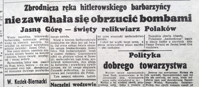 Reprint "Expressu Porannego" z 4 września