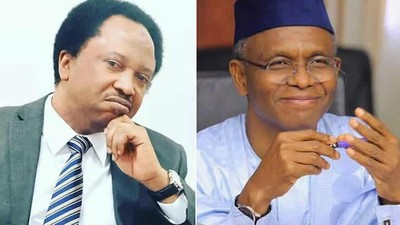 Senator Shehu Sani and former Governor of Kaduna State, Nasir-el-Rufai. [Punch]